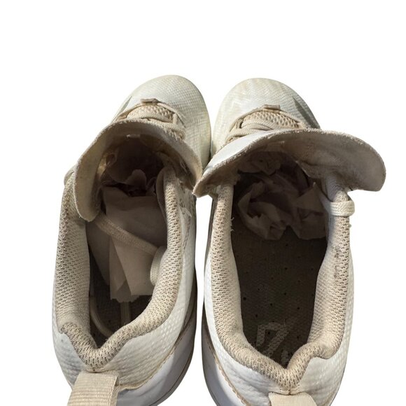 Adidas Adizero Football Cleats Size 5 Beige Synthetic Textile Kids Sports Shoes - Picture 5 of 7